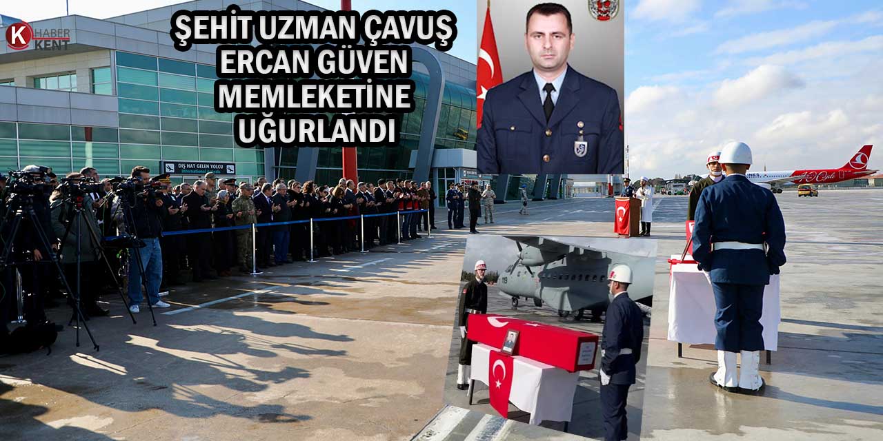 Şehit Uzman Çavuş Ercan Güven’in Cenazesi Memleketine Uğurlandı