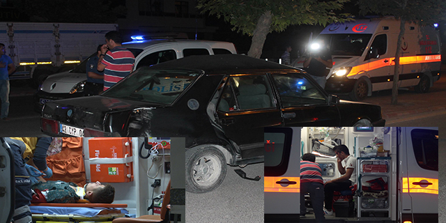 Ehliyetsiz sürücü kaza yaptı: 3 yaralı