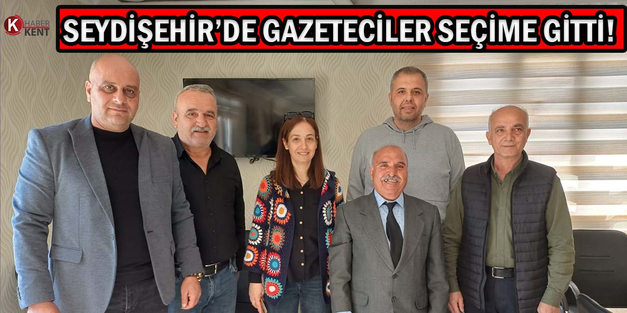 Seydişehir Gazeteciler Cemiyeti’nde Başkan Ali Saylam Yeniden Seçildi