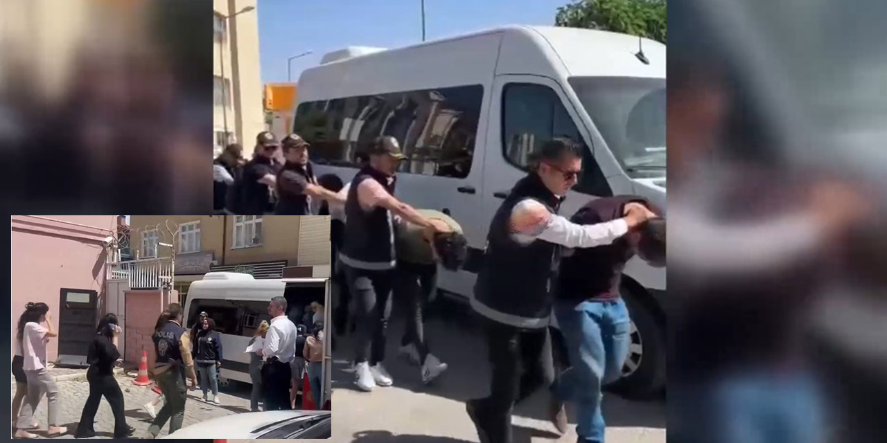 Konya Polisinden 34 Adrese Eş Zamanlı Fuhuş Operasyonu: 8 Gözaltı