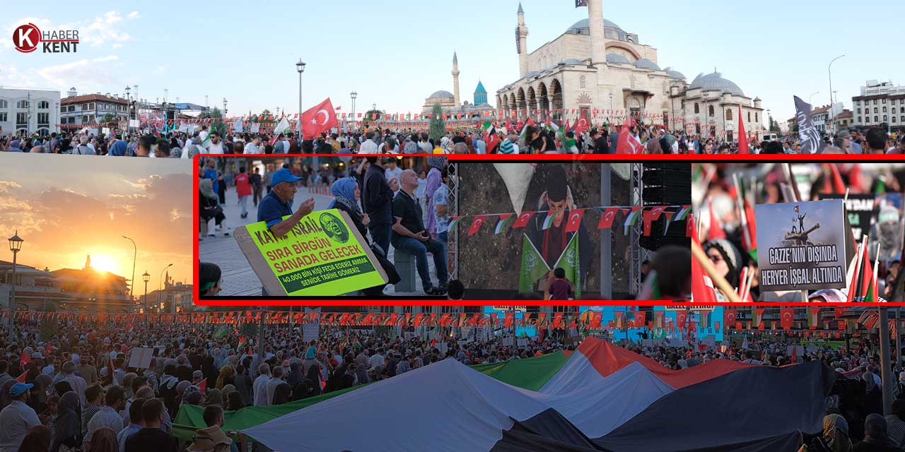 Meydanlardan Tekbir Sesleri ‘Gazze İçin’ Yükseldi!