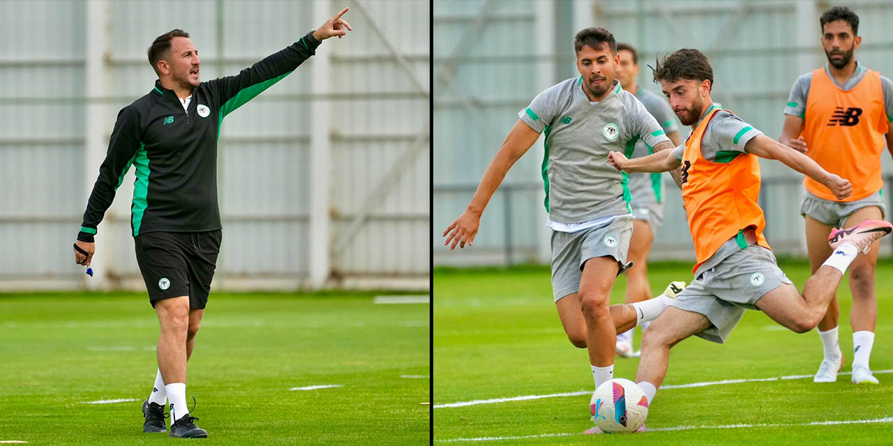 Konyaspor Kasımpaşa Maçının Hazırlıklarını Çift Antrenmanla Sürdürdü