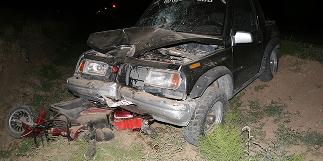 Cip elektrikli bisiklete çarptı: 1 ölü, 1 ağır yaralı