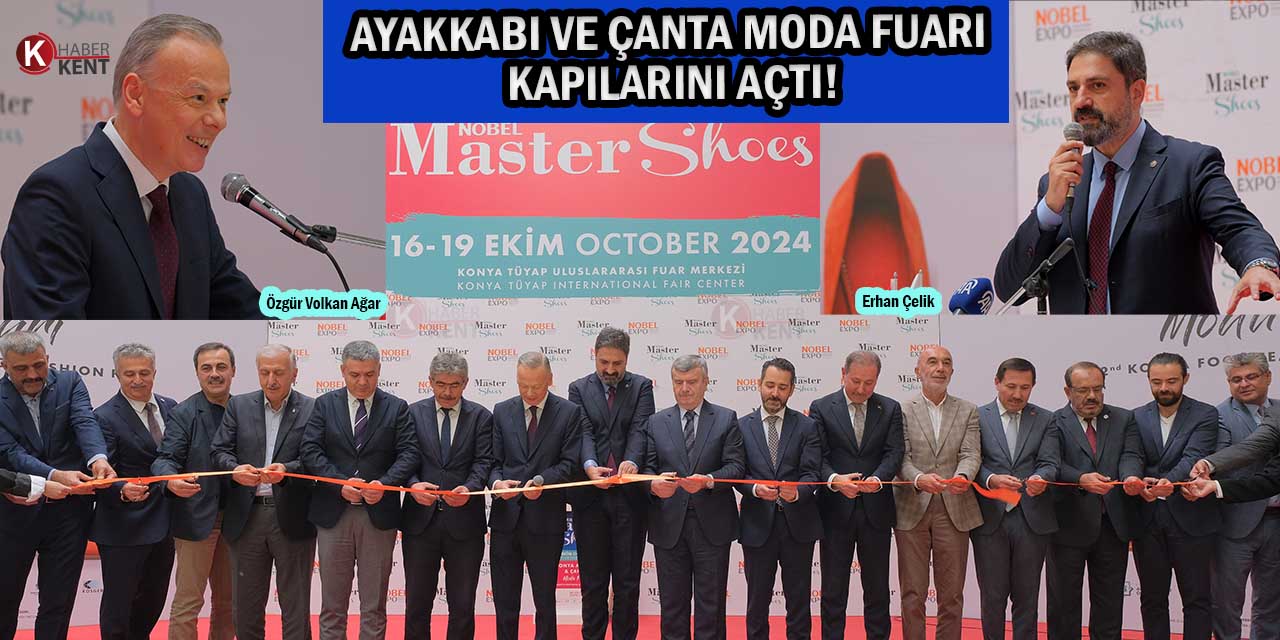 Konya Ayakkabı ve Çanta Moda Fuarı Kapılarını Açtı!