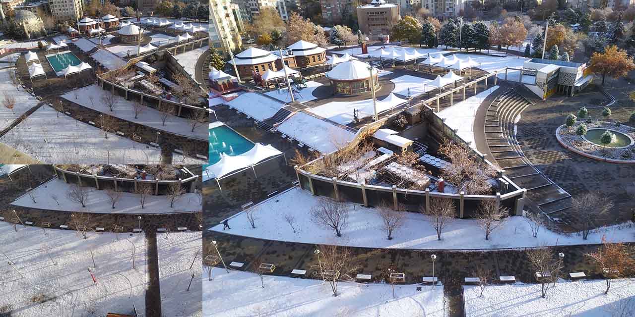 Konya'ya Beklenen Kar Yağışı Geldi