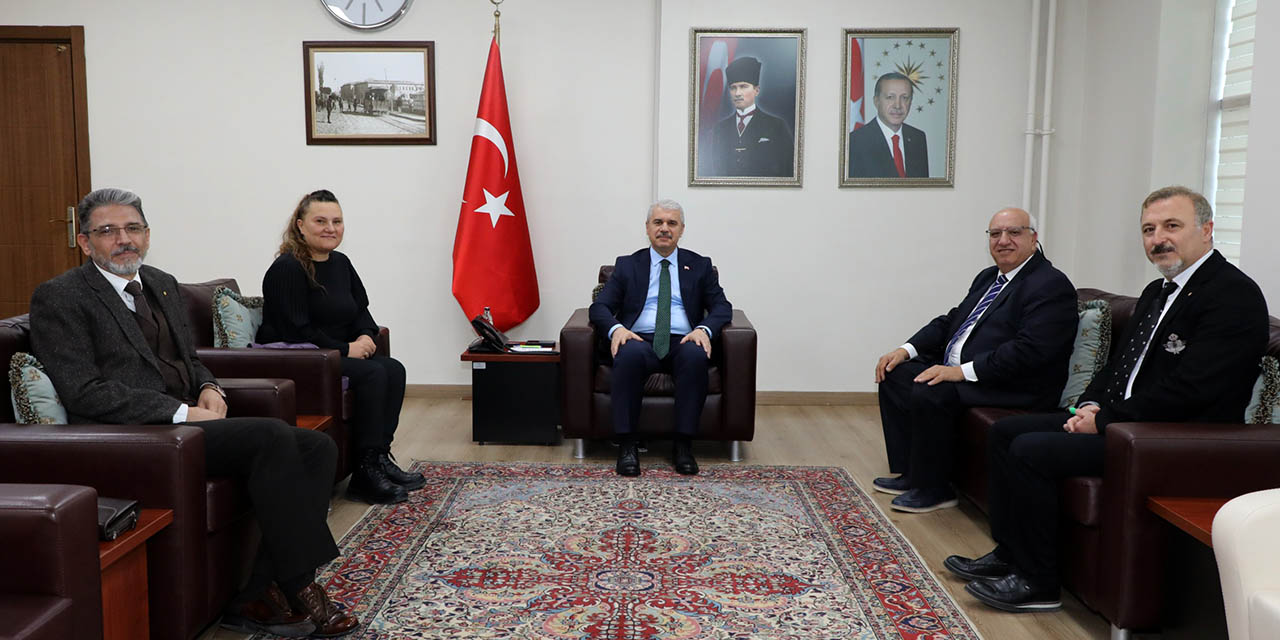 Konya’da Tabipler Odası’ndan Vali Akın’a Ziyaret