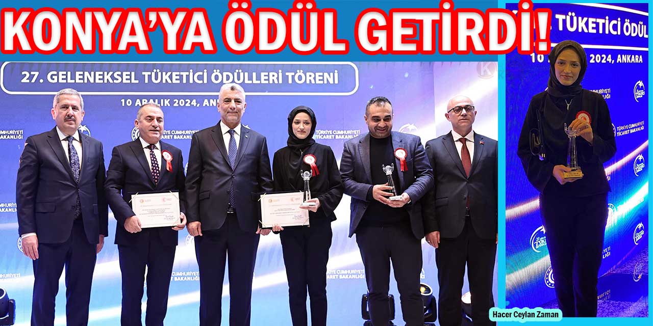 Konyalı Gazeteci’ye Ödül!