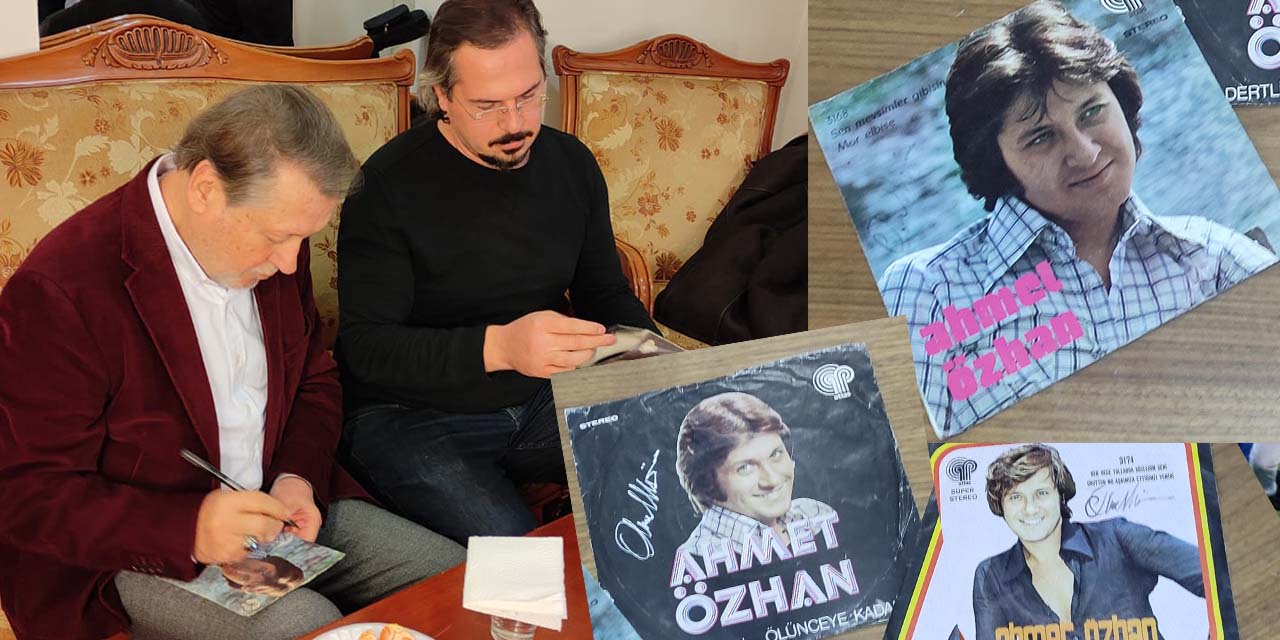 Ahmet Özhan Yarım Asır Öncesine Ait Plaklarını İmzaladı!