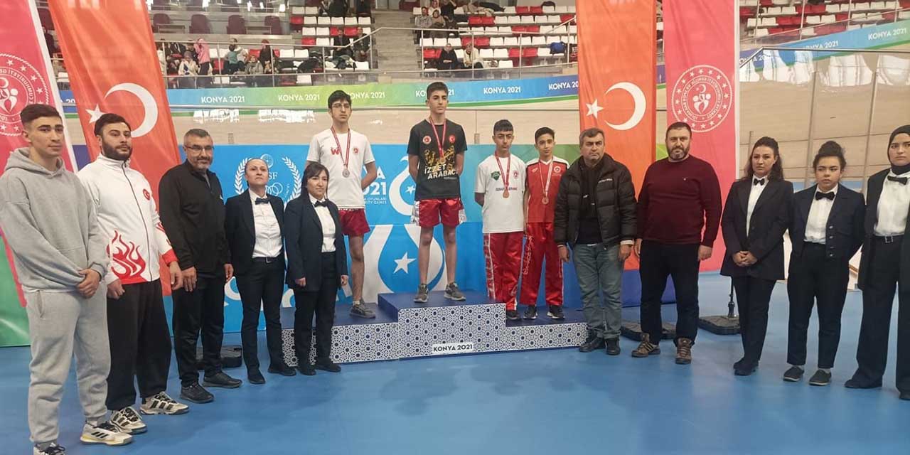 Karatay Belediyespor Kick Boks Takımı’ndan 1 Altın, 4 Gümüş, 1 Bronz Madalya