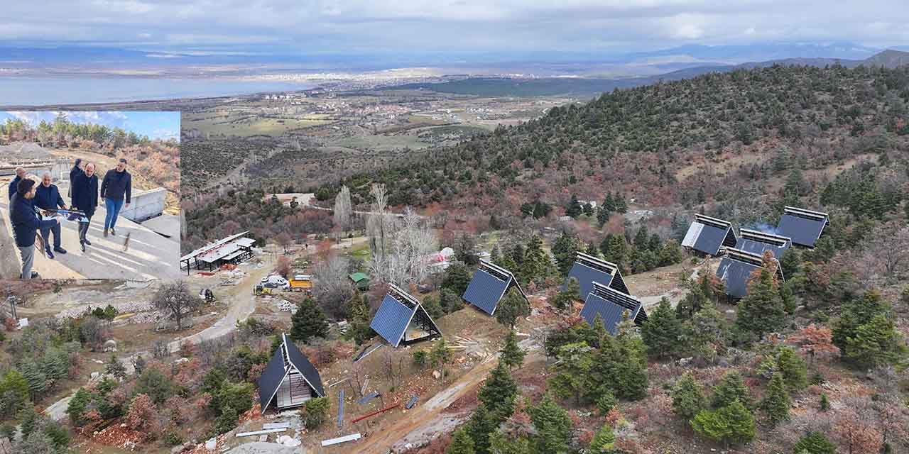 Konya’da Göl Manzaralı Bungalov Evler İnşa Ediliyor