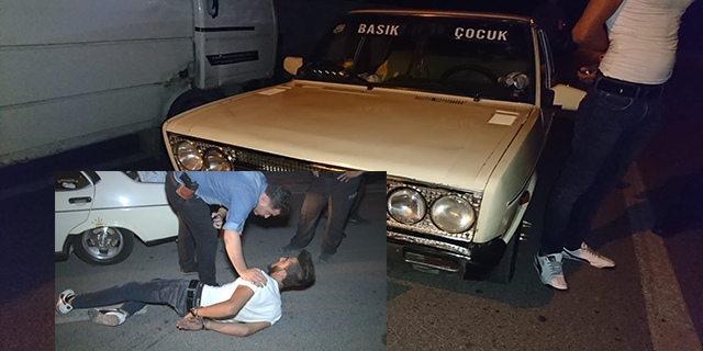 "Basık Çocuk" polisten kaçamadı