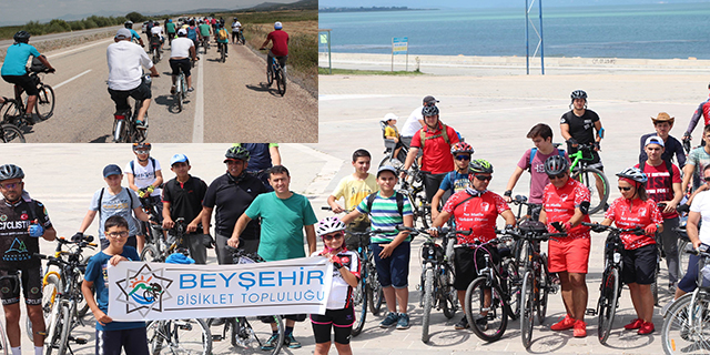 Beyşehir’de halk bisiklet turu