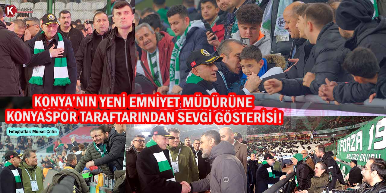 Yeni Emniyet Müdürü Yüksek, Konyaspor Maçı Öncesi Tribünleri Gezdi