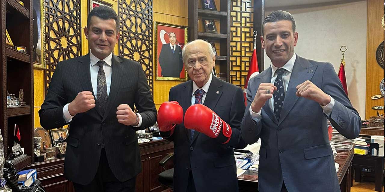 Boks Federasyonu Başkanı Hekimoğlu’ndan MHP Lideri Bahçeli'ye Ziyaret