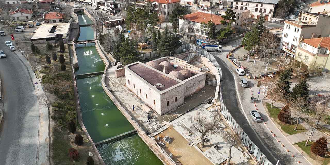 Sille Hacı Ali Ağa Hamamı’nın Restorasyonu Aralıksız Sürüyor