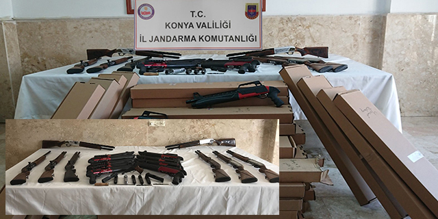 Jandarmadan kaçak silah operasyonu