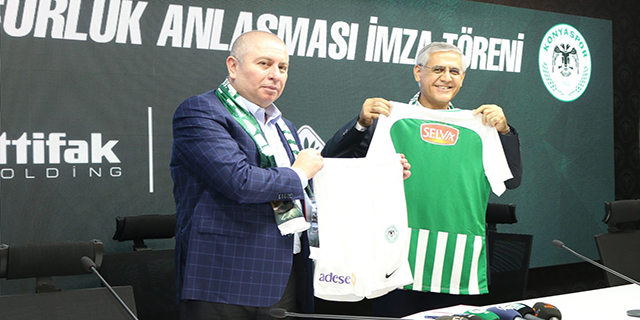 İttifak Holding Konyaspor’a yeniden sponsor oldu