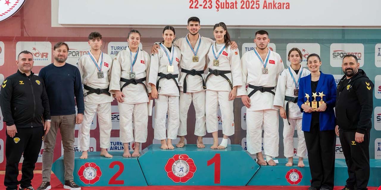 Konya Büyükşehir, Gençler Judo Türkiye Şampiyonası’na Damga Vurdu