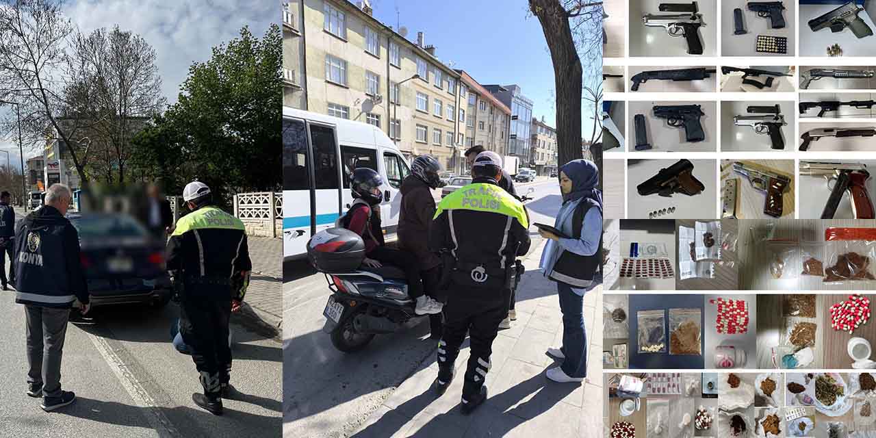 Konya Polisi Son İki Haftada 100 Bin Kişiyi Sorguladı!