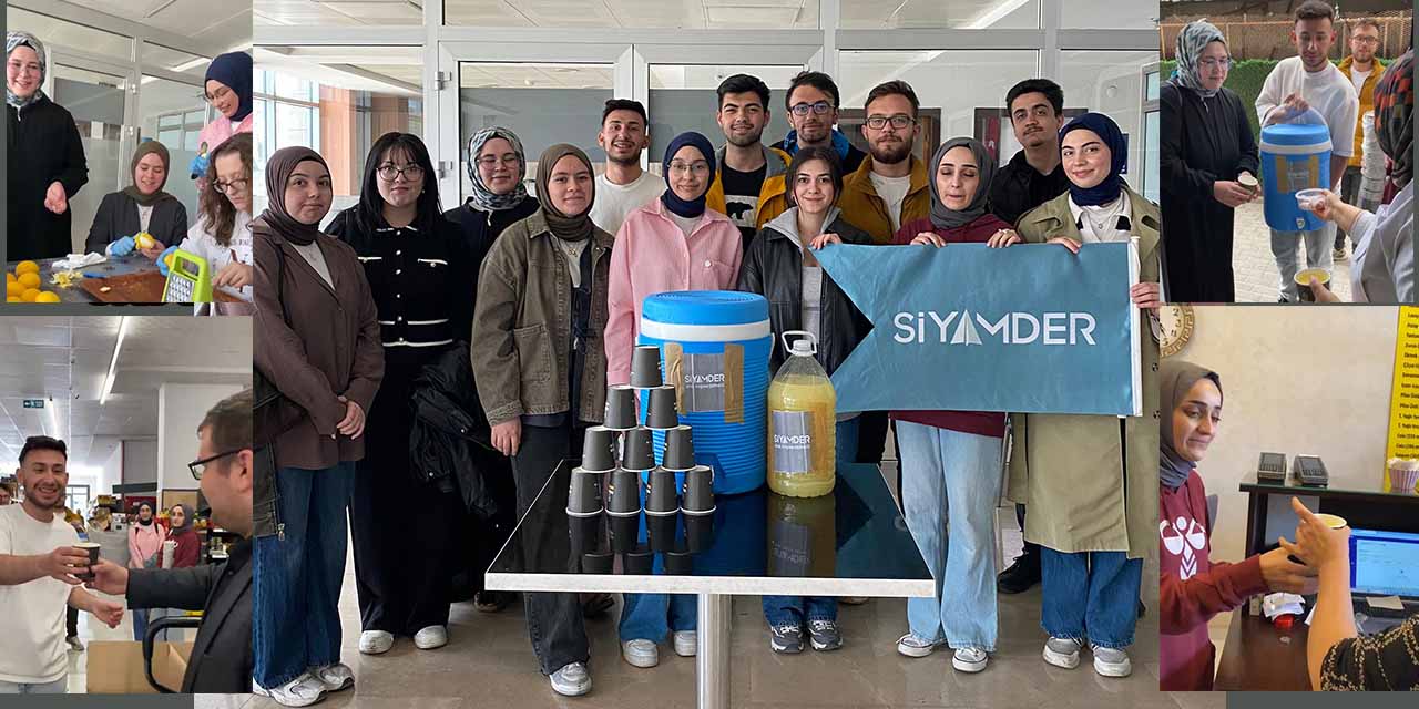 Gençler Kendi Elleriyle Hazırladıkları Limonataları Çalışanlara İkram Etti