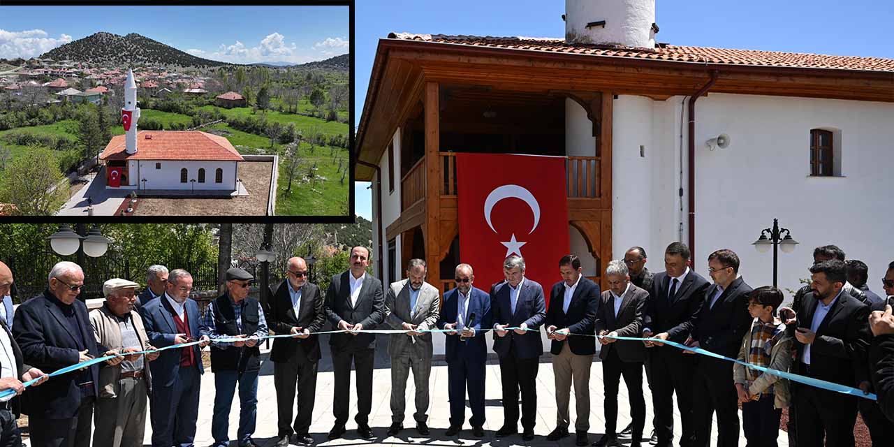 Büyükşehir'in Restore Ettiği Ecevitzade Kadı Mehmet Efendi Camii Açıldı