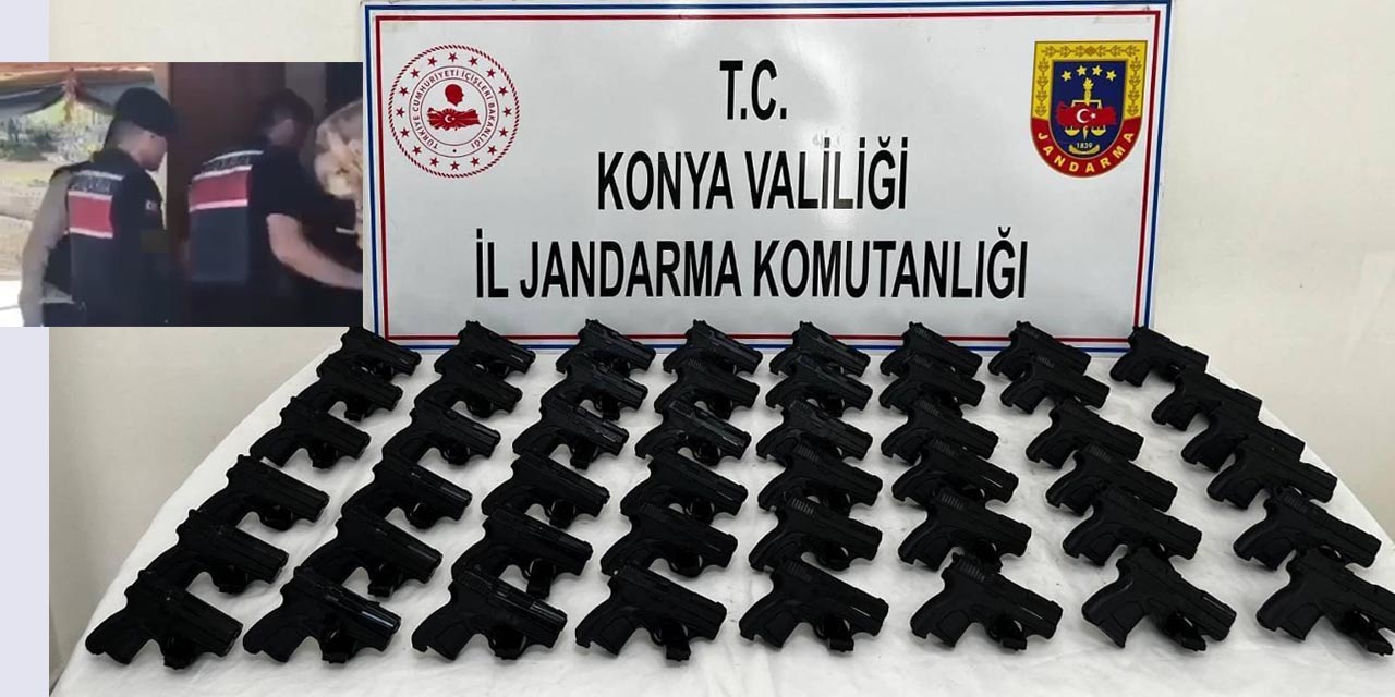 Konya’da Jandarmadan Operasyon: Çok Sayıda Silah Ele Geçirildi!