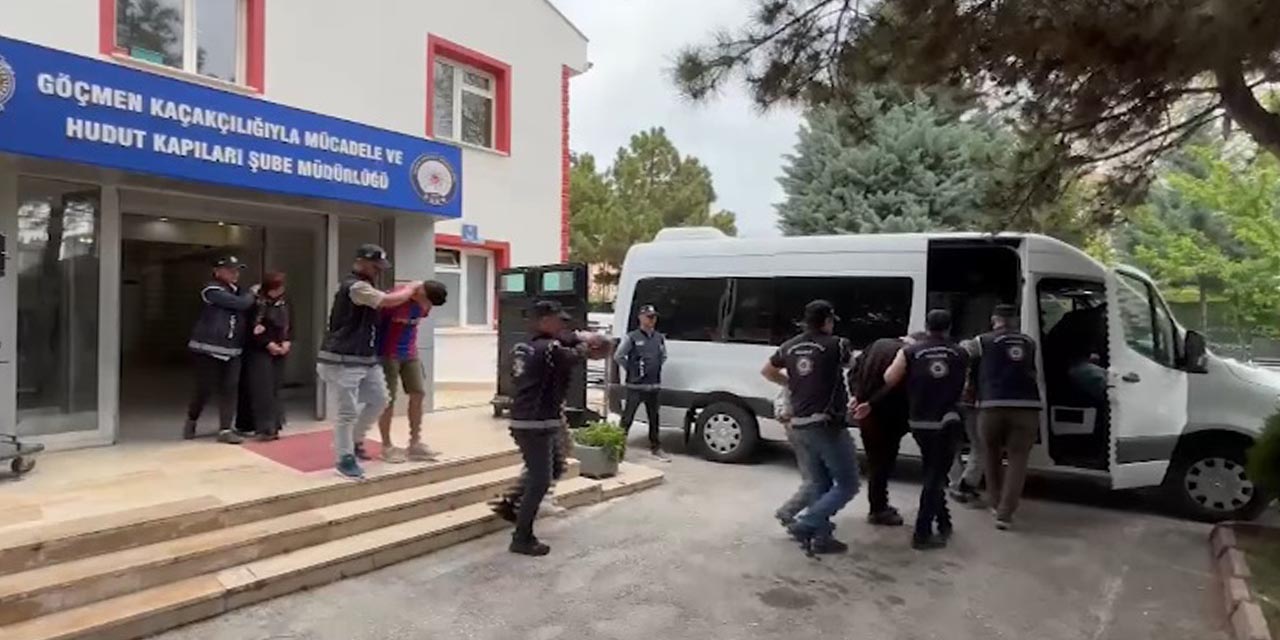 Konya Merkezli 4 İlde Göçmen Kaçakçılığı Operasyonu: 18 Organizatör Yakalandı
