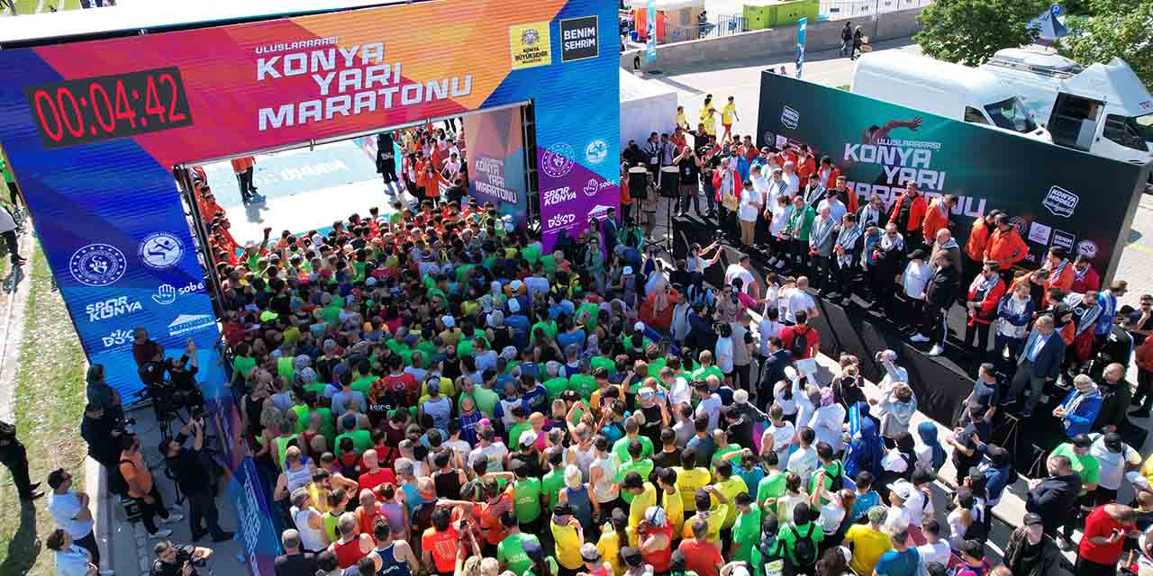 Konya Yarı Maratonu’na Rekor Başvuru