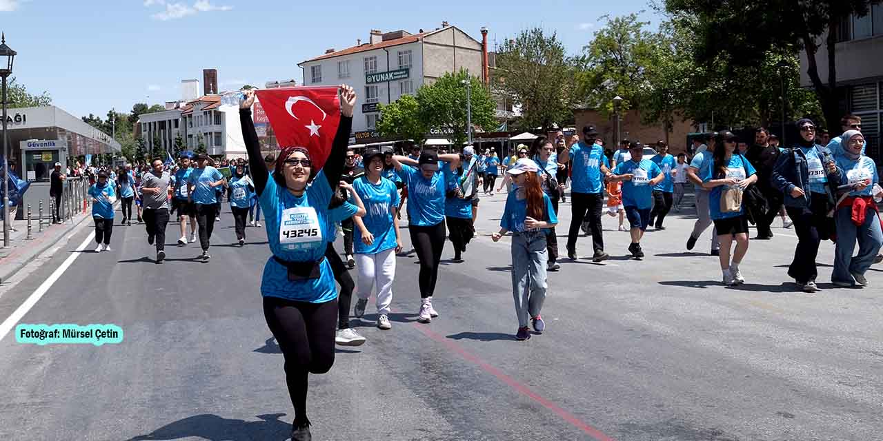 Konya’da Halk Koşusu Coşkuyla Yapıldı