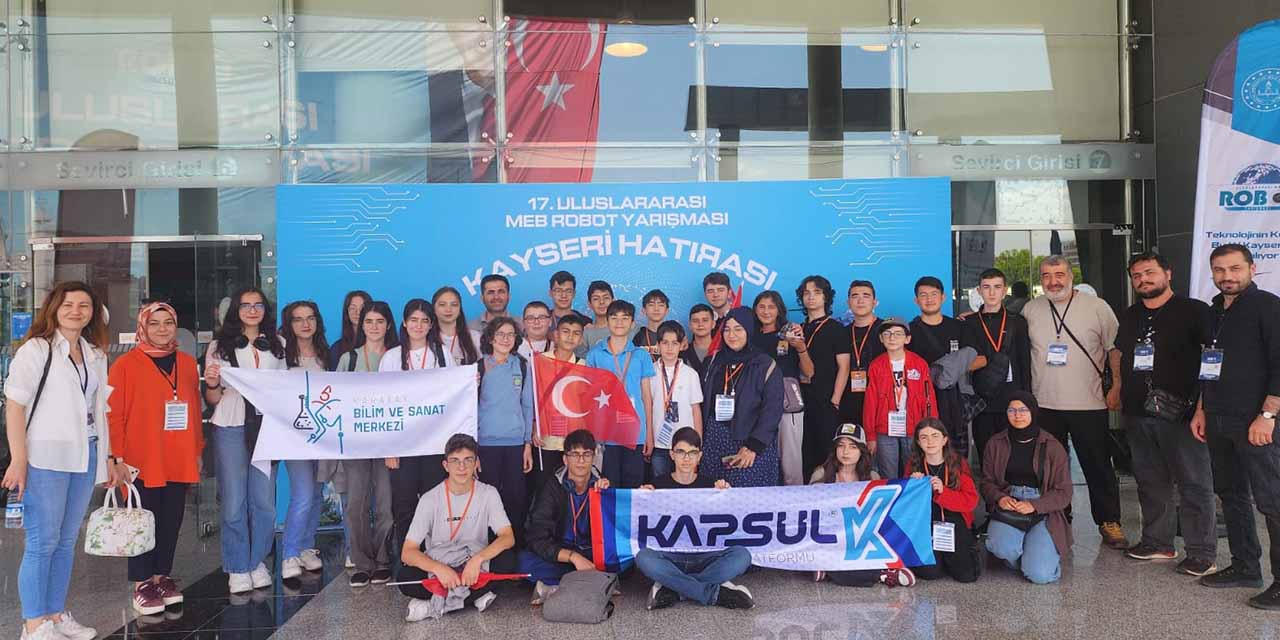 Robot Yarışması’nda Konya’nın Gururu Oldular!