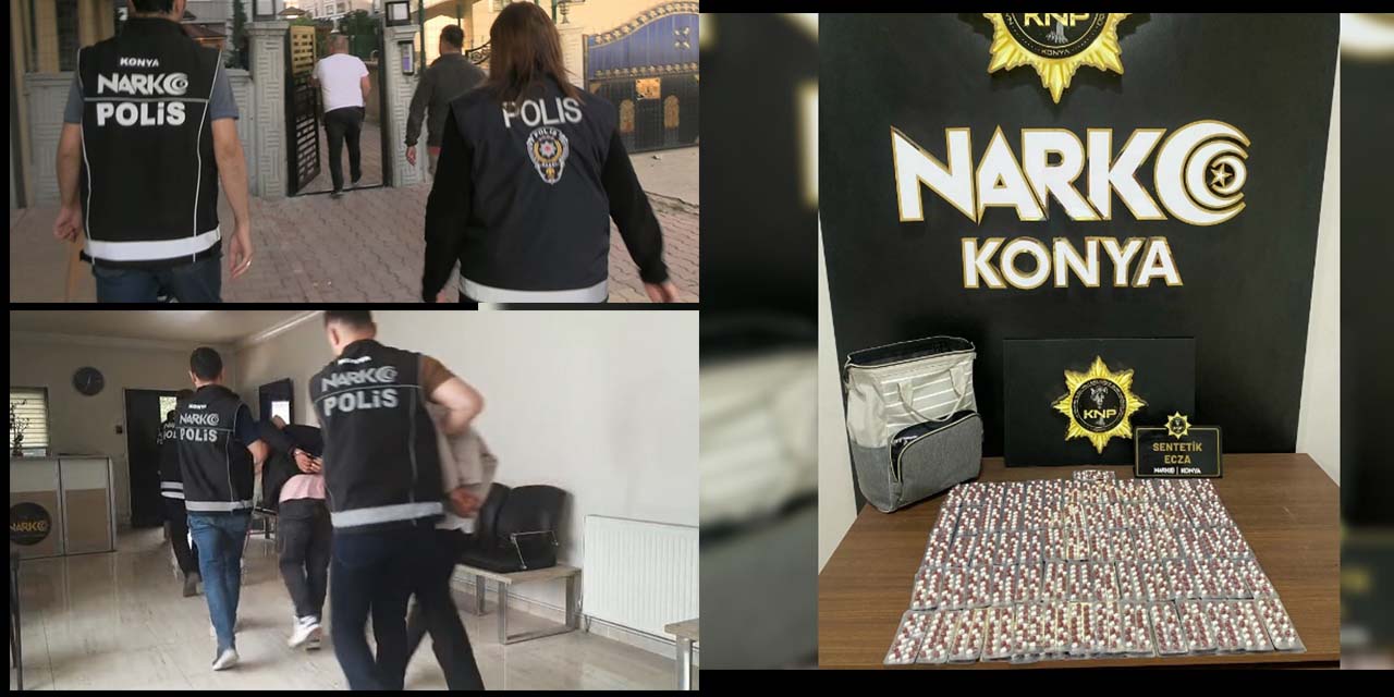 Konya’da 46 Ayrı Uyuşturucu Operasyonu: 47 Tutuklama