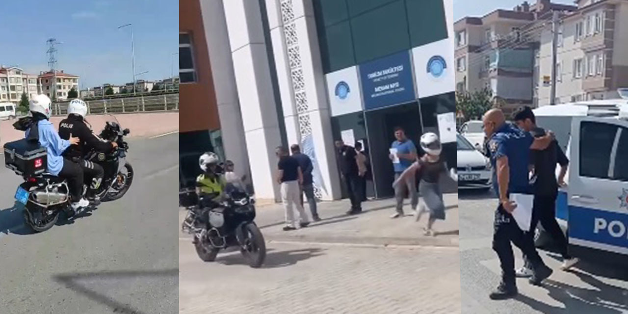 Sınava Geç Kalmak Üzere Olan Öğrencilerin İmdadına Polis Yetişti!