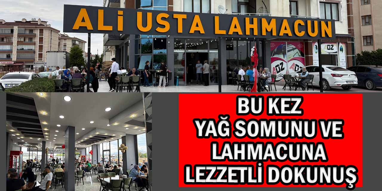 Ali Usta Express’ten Bu Kez Yağ Somunu Ve Lahmacuna Lezzetli Dokunuş