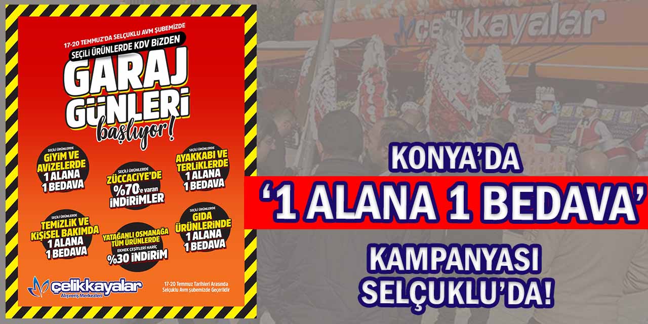 Konya’nın Meşhur Markası İndirim Günlerini Bu Sefer Selçuklu’ya Taşıyor!