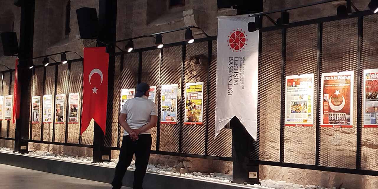 Konya’da '15 Temmuz Gazete Manşetleri Sergisi' Açıldı