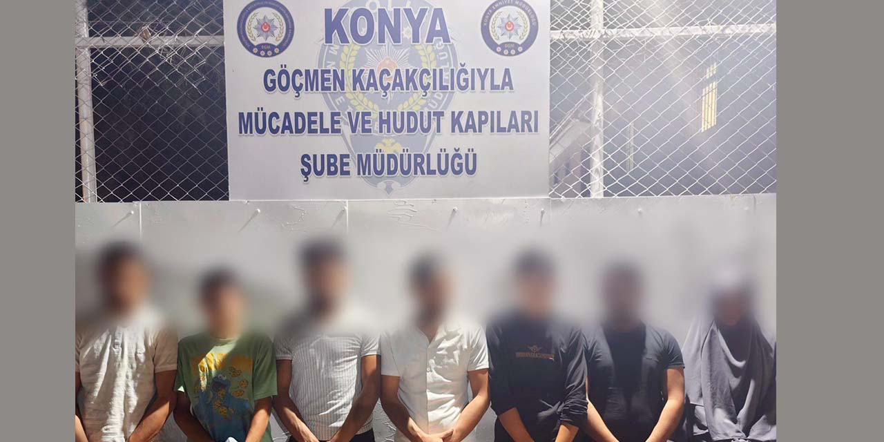 Konya Polisinden ‘Göçmen Kaçakçılığı’ Operasyonu: 7 Kişi Yakalandı