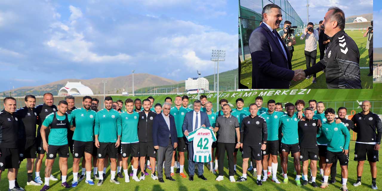 Vali Çiftçi’den Hemşehrisi Takıma Ziyaret