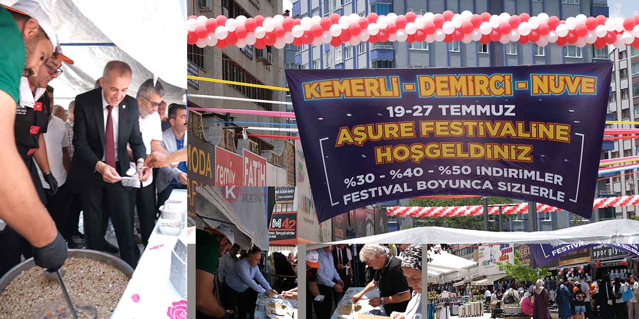 Aşureler Bu Sefer Alışverişe Davet İçin Dağıtıldı