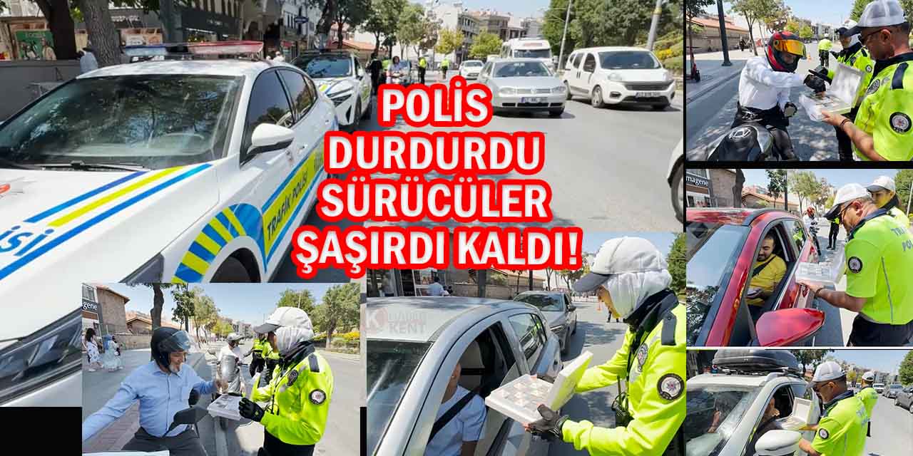 Sürücüler Şaşkına Döndü: Ceza Yerine Teşekkür Geldi!