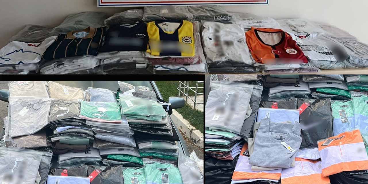 Konya’da Sahte Tişört ve Sahte Forma Operasyonu