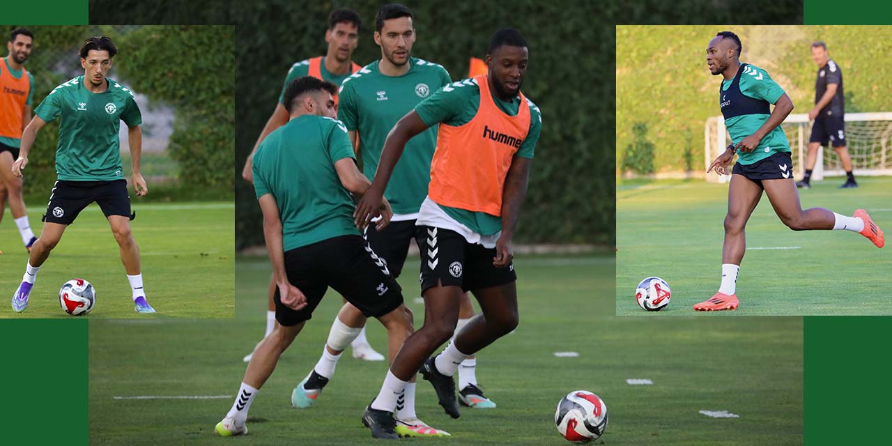 Konyaspor’un Yeni Transferleri Takımla İlk Antrenmanına Çıktı