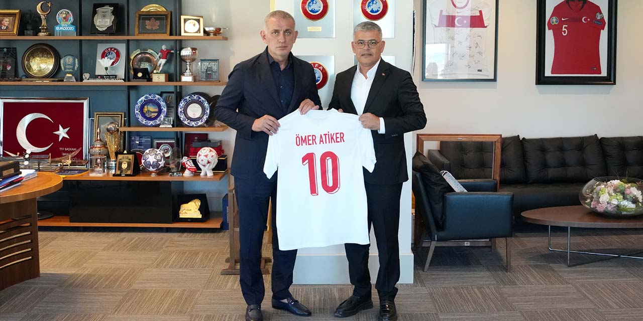 Konyaspor Başkanı Atiker’den TFF Başkanı Hacıosmanoğlu’na Ziyaret