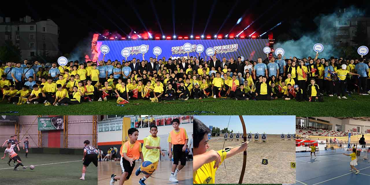 ‘Spor Okulları Olimpiyatları’ Büyük Heyecana Sahne Oldu