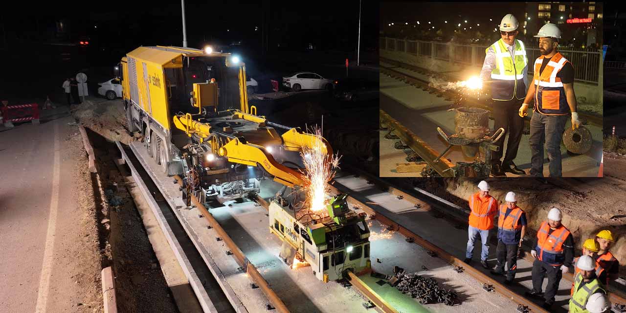 Başkan Altay, Tramvay Hattındaki Çalışmaları Yerinde İnceledi