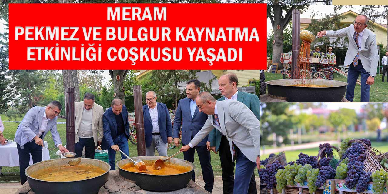 Meram’da Bağbozumu Yapıldı