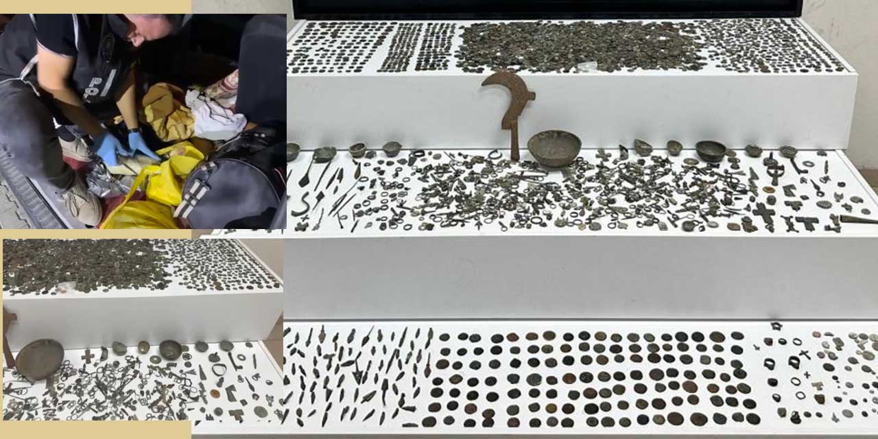 Roma ve Helenistik Döneme Ait Binlerce Tarihi Eseri Yurt Dışına Kaçıracaklardı