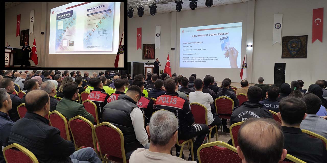 Polislere ‘Basın Kartı’nın Orijinaliyle Sahtesi Arasındaki Fark Anlatıldı