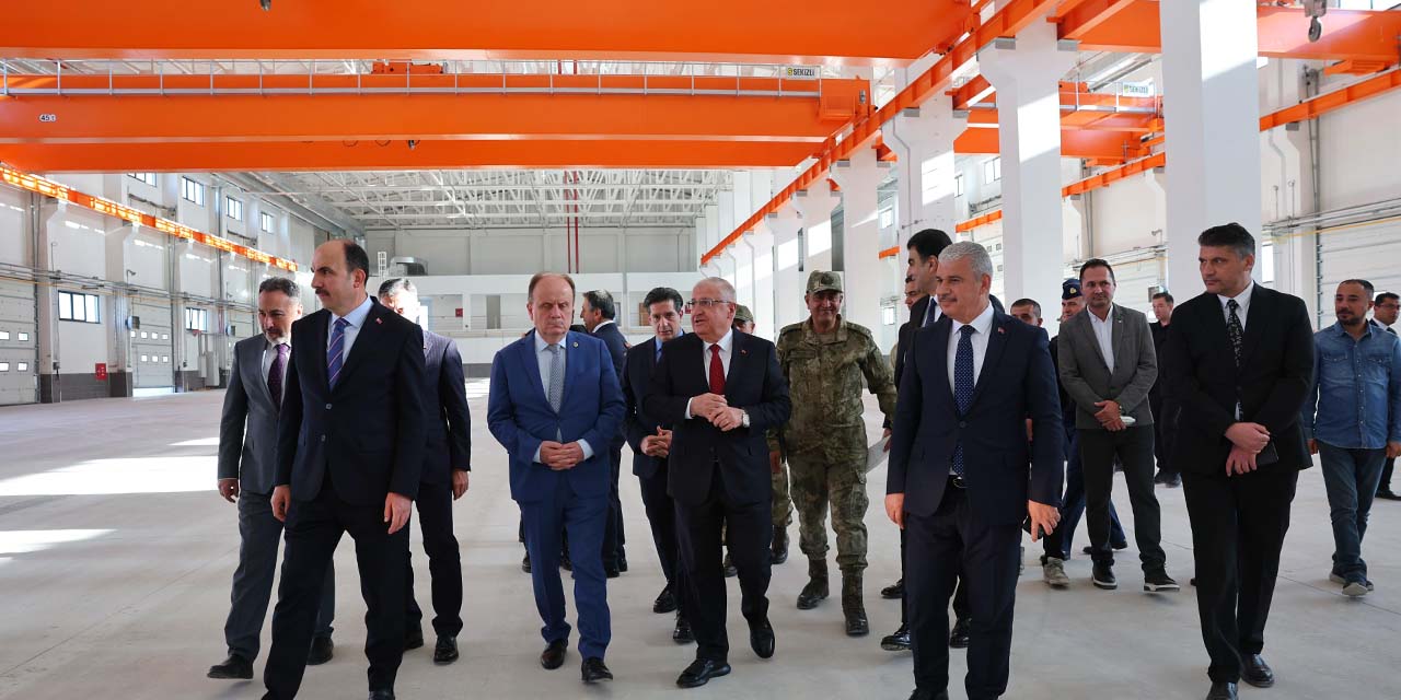 Bakan Güler 56. Bakım Fabrika Müdürlüğü İnşaatını İnceledi