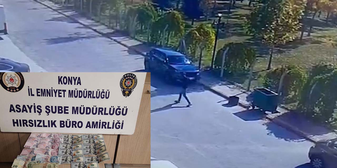 Bir Araçtan 50 Bin Lira Çaldı, Kameralara El Salladı