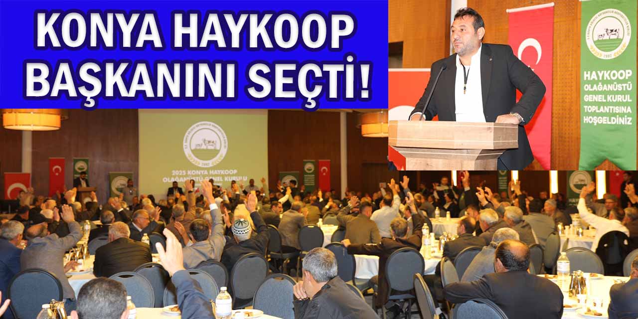 Konya HAYKOOP Başkanlık Seçiminde Güvenoyu Çıktı!